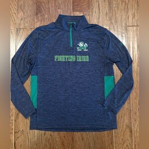 Under Armour Notre Dame Fighting Irish 1/4 Zip Pullover Size XL